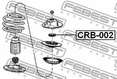 Rolling Bearing, suspension strut support mount