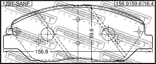 Brake Pad Set, disc brake