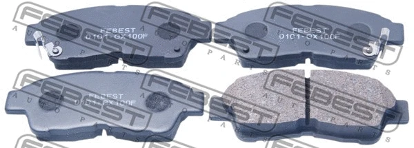 Brake Pad Set, disc brake (0101-GX100F)