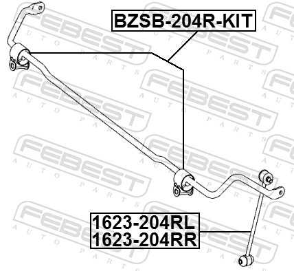 Link/Coupling Rod, stabiliser bar