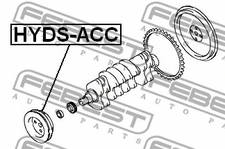 Belt Pulley, crankshaft
