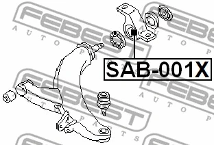 Mounting, control/trailing arm