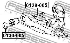 Caster Shim, axle beam