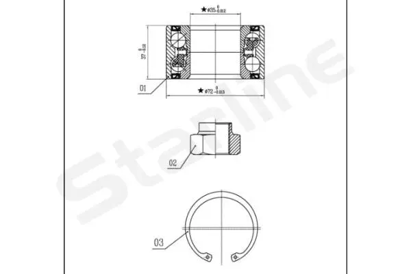 Wheel Bearing Kit (LO 00882)