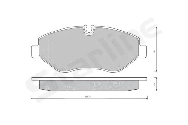 Brake Pad Set, disc brake (BD S426)