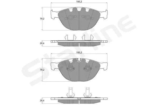 Brake Pad Set, disc brake (BD S741)