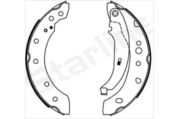 Brake Shoe Set (BC 08680)