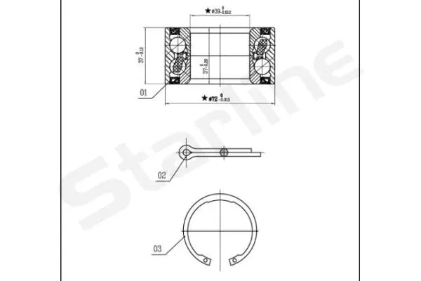 Wheel Bearing Kit (LO 00736)