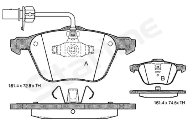 Brake Pad Set, disc brake (BD S312)