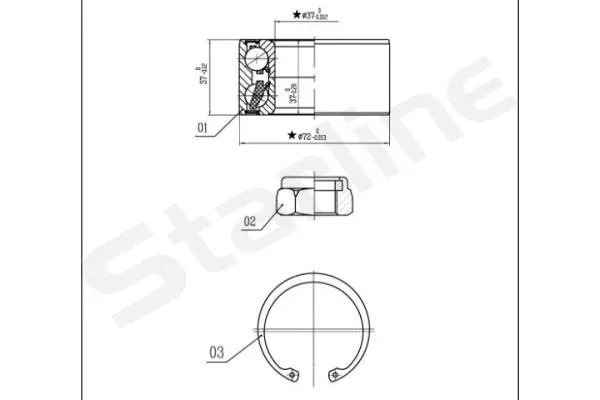 Wheel Bearing Kit (LO 03554)