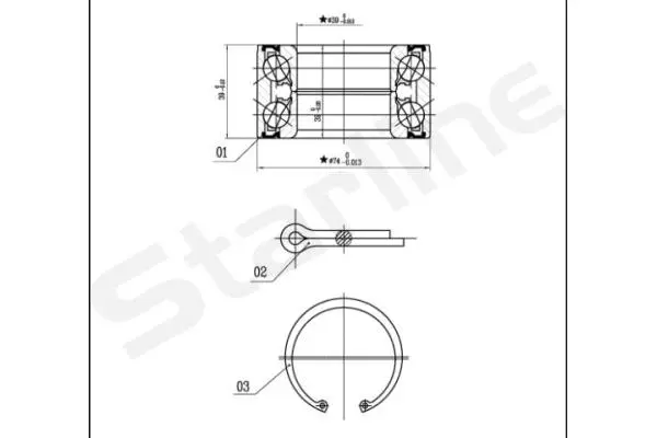 Wheel Bearing Kit (LO 03410)