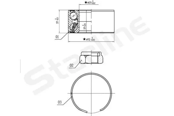 Wheel Bearing Kit (LO 03596)