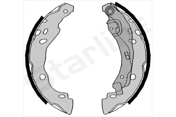 Brake Shoe Set (BC 08630)