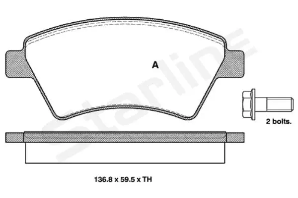 Brake Pad Set, disc brake (BD S329)