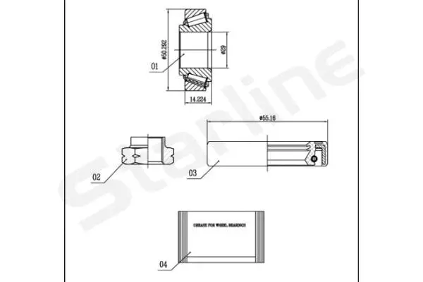 Wheel Bearing Kit (LO 01333)