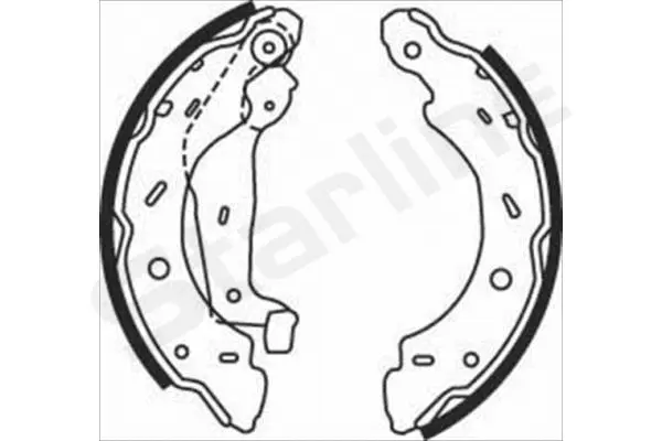 Brake Shoe Set (BC 07750)