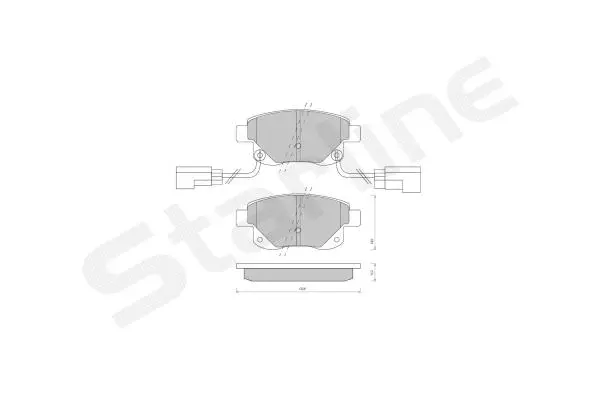 Brake Pad Set, disc brake (BD S850P)
