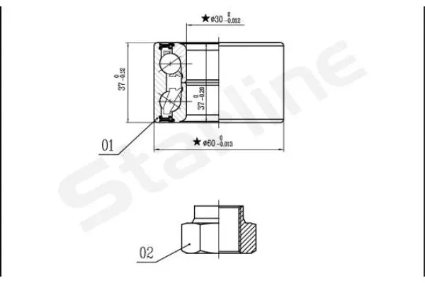 Wheel Bearing Kit (LO 00559)