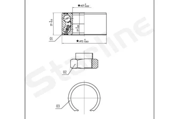 Wheel Bearing Kit (LO 01439)