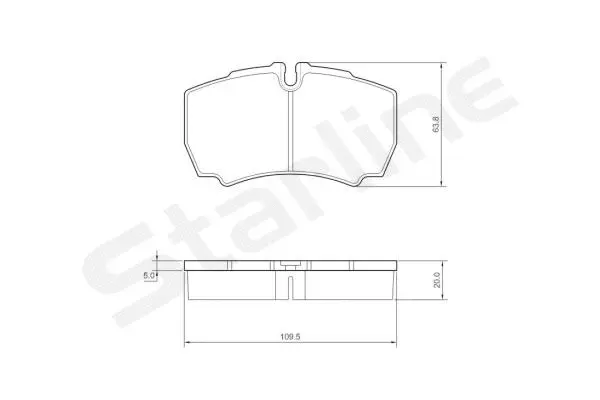 Brake Pad Set, disc brake (BD S432)