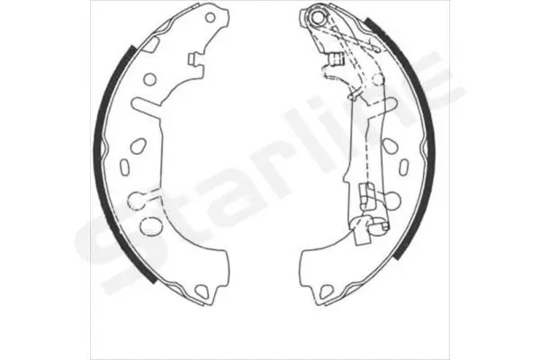Brake Shoe Set (BC 09100)