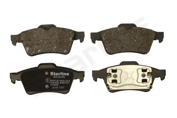 Brake Pad Set, disc brake (BD S829P)