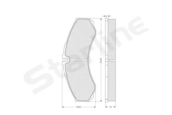 Brake Pad Set, disc brake (BD S180)