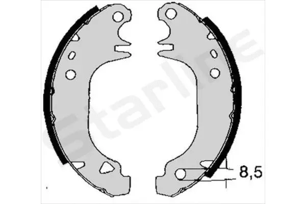 Brake Shoe Set (BC 02900)