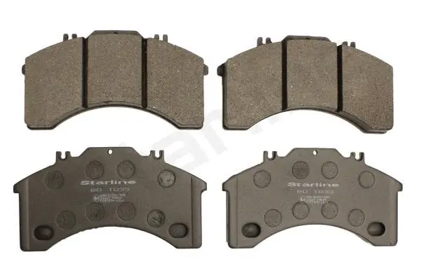 Brake Pad Set, disc brake (BD T033)