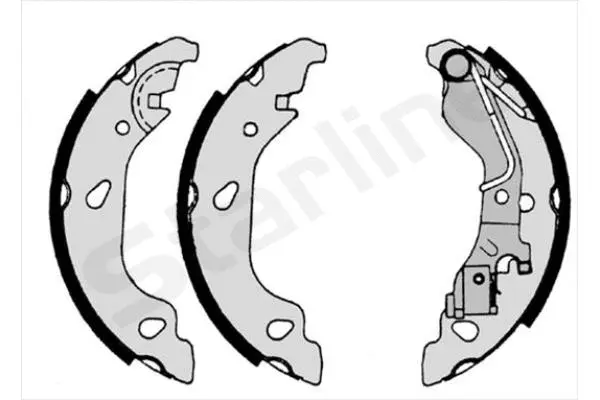 Brake Shoe Set (BC 07690)