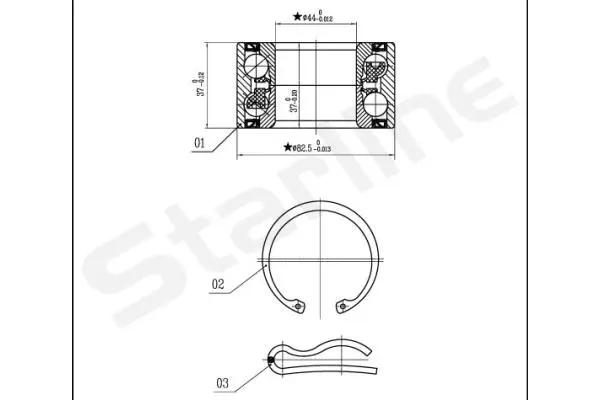 Wheel Bearing Kit (LO 03423)