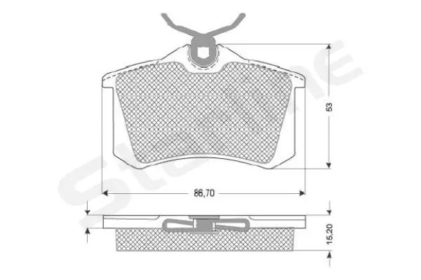 Brake Pad Set, disc brake (BD S030)