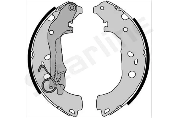 Brake Shoe Set (BC 08590)