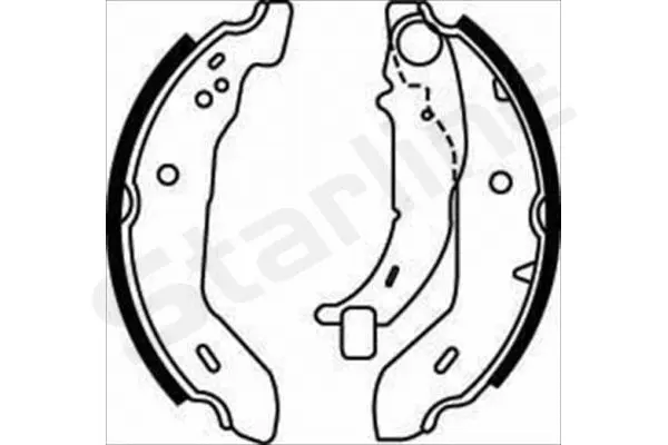 Brake Shoe Set (BC 07480)