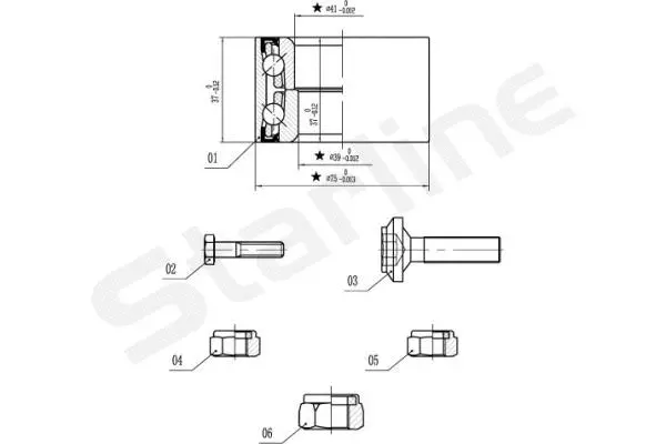 Wheel Bearing Kit (LO 01355)