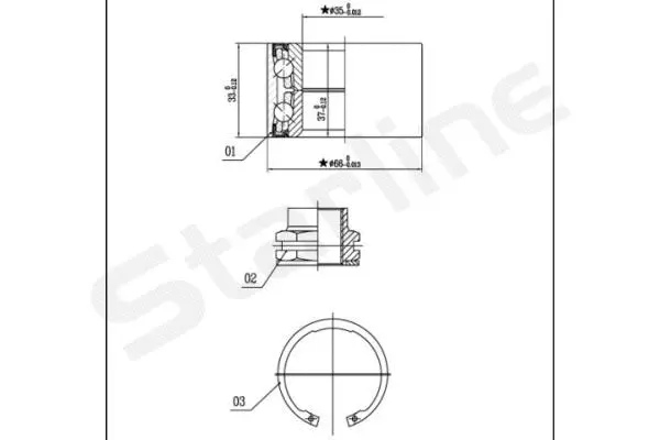 Wheel Bearing Kit (LO 01401)