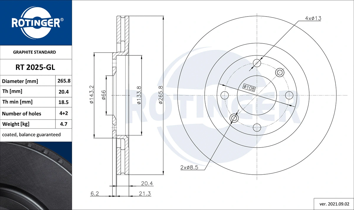 Brake Disc (RT 2025-GL)