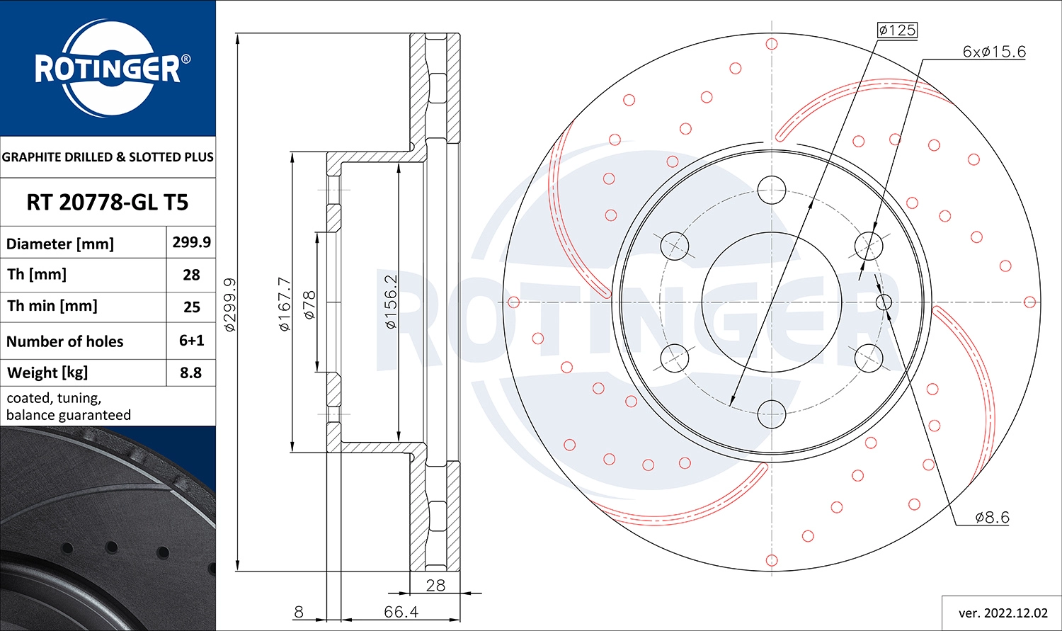Brake Disc (RT 20778-GL T5)
