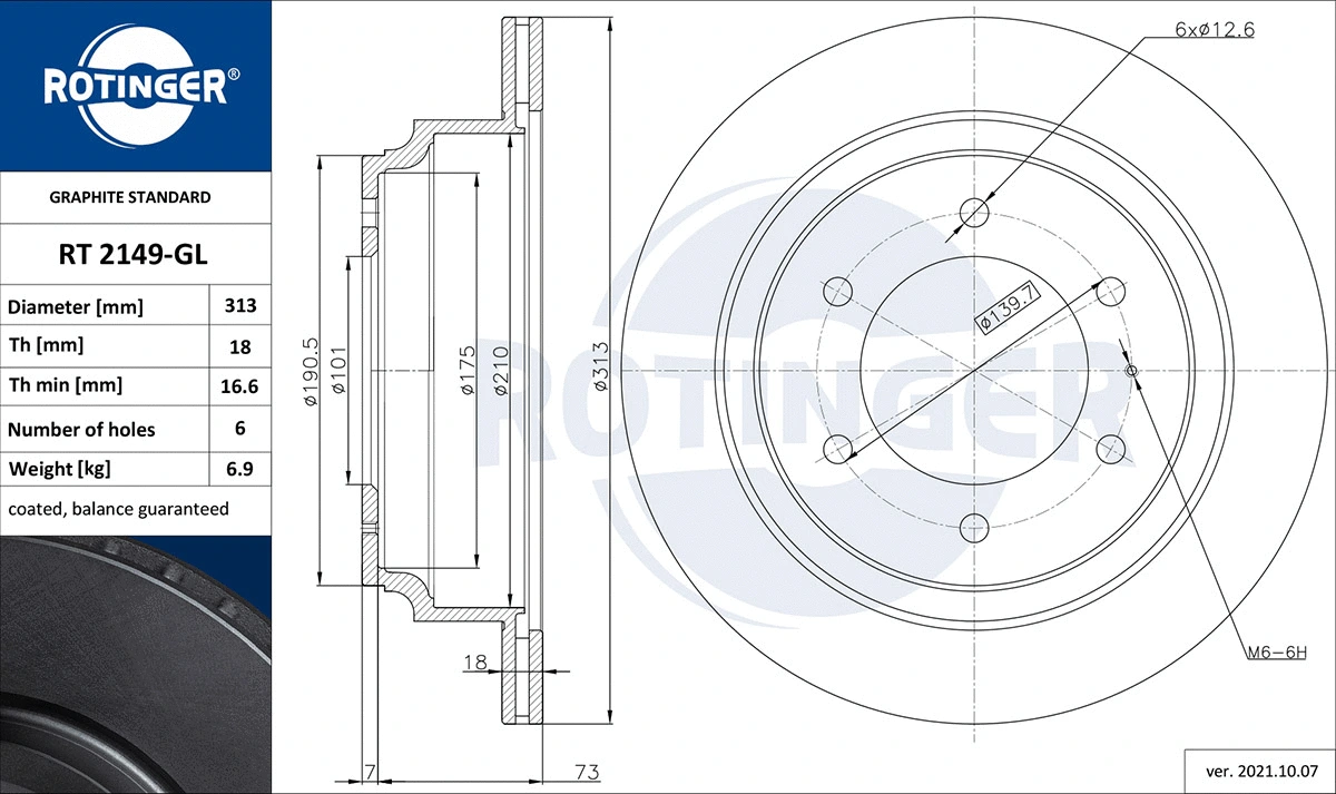 Brake Disc (RT 2149-GL)