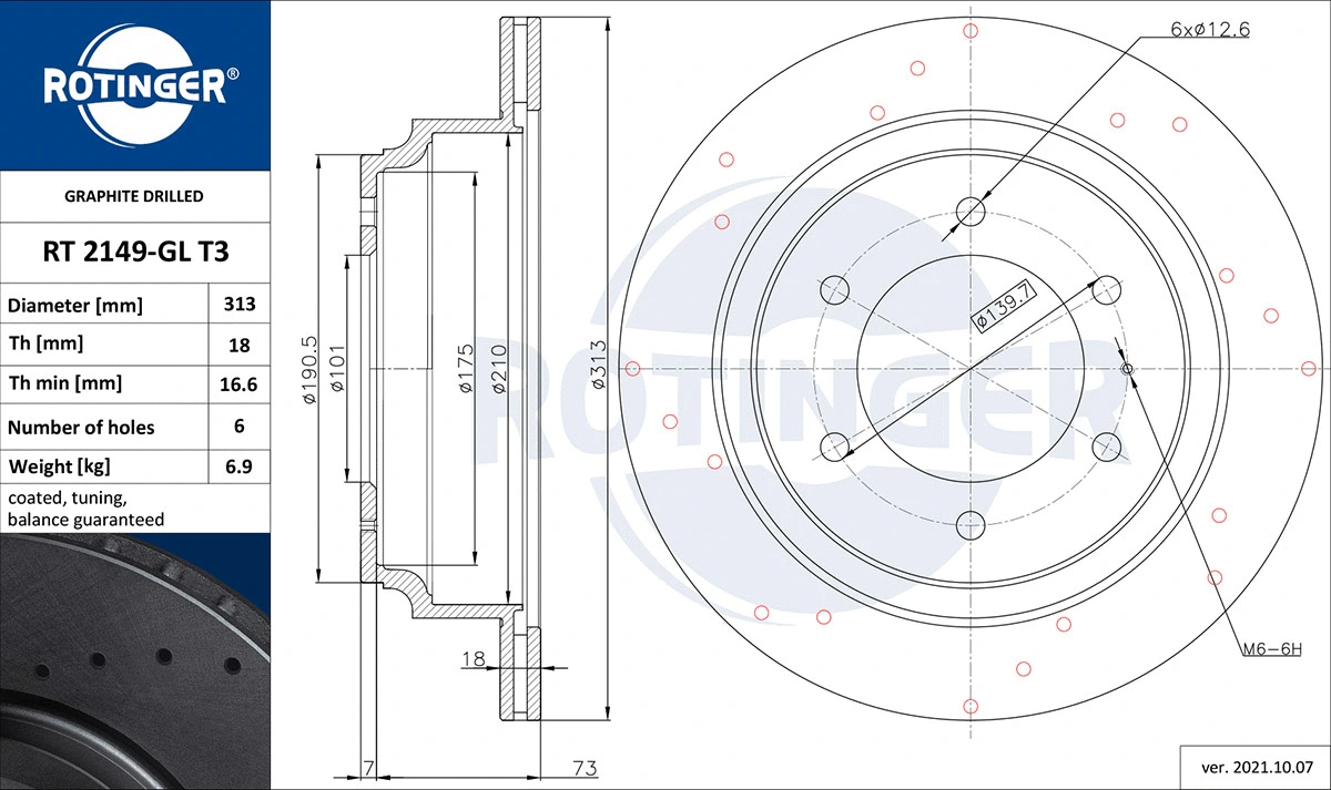 Brake Disc (RT 2149-GL T3)