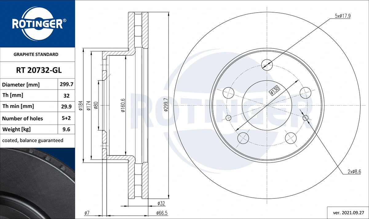 Brake Disc (RT 20732-GL)