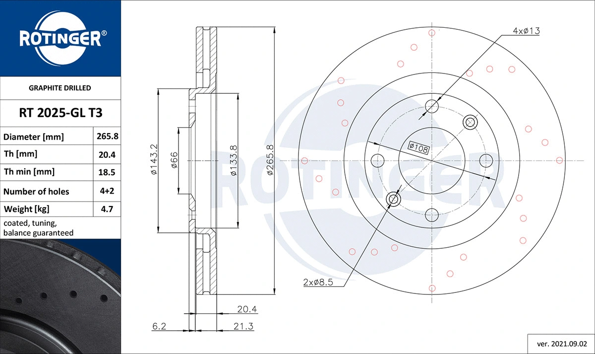 Brake Disc (RT 2025-GL T3)