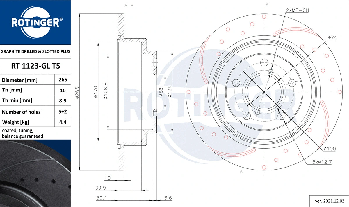 Brake Disc (RT 1123-GL T5)