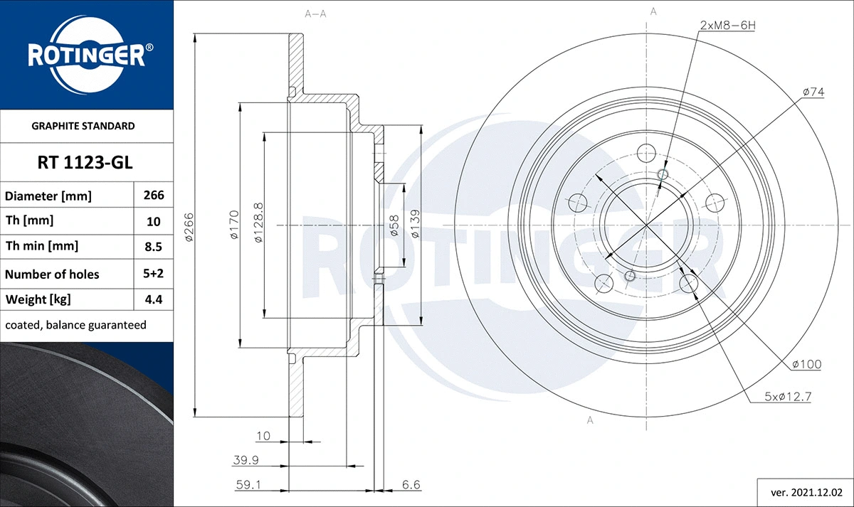 Brake Disc (RT 1123-GL)