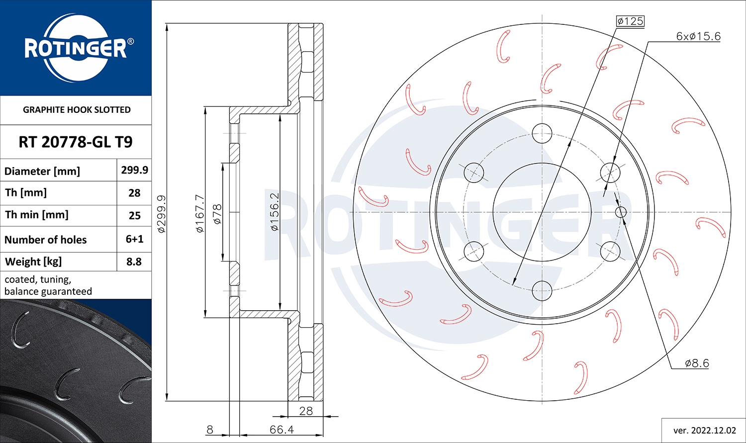Brake Disc (RT 20778-GL T9)