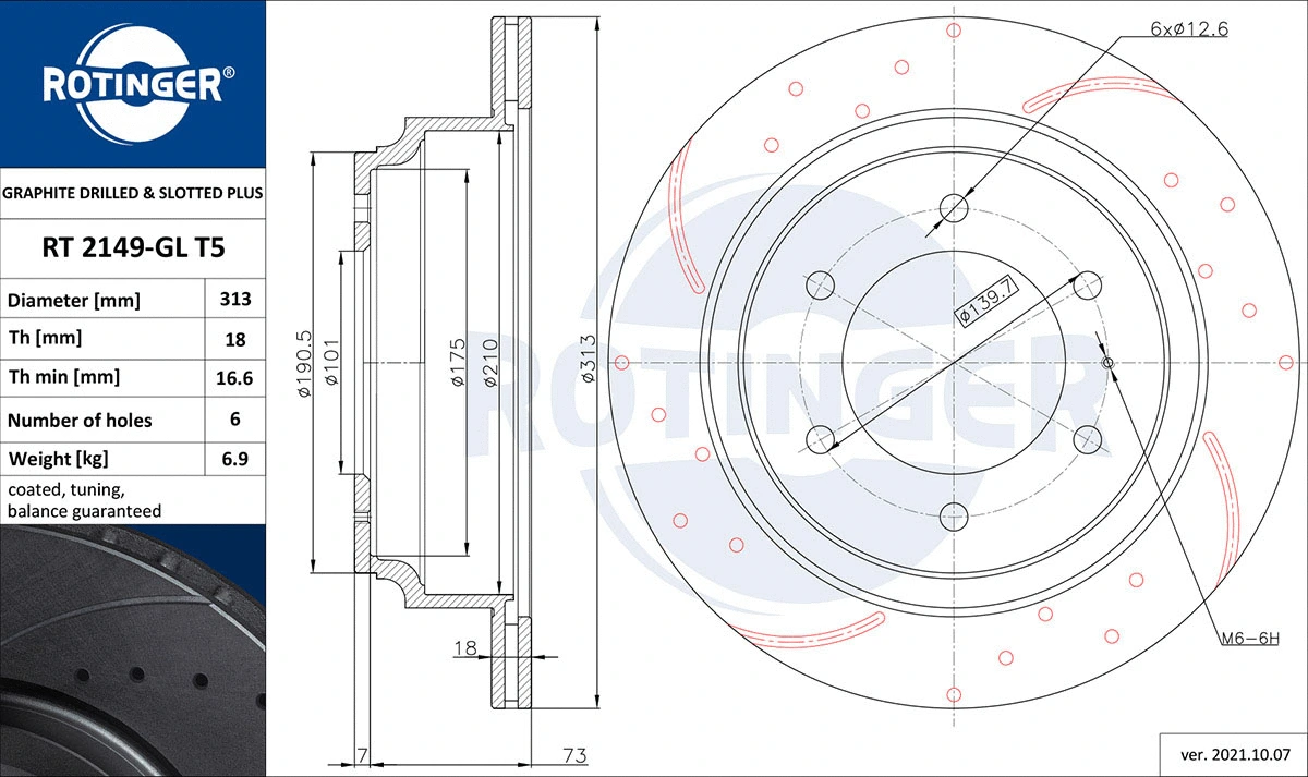 Brake Disc (RT 2149-GL T5)