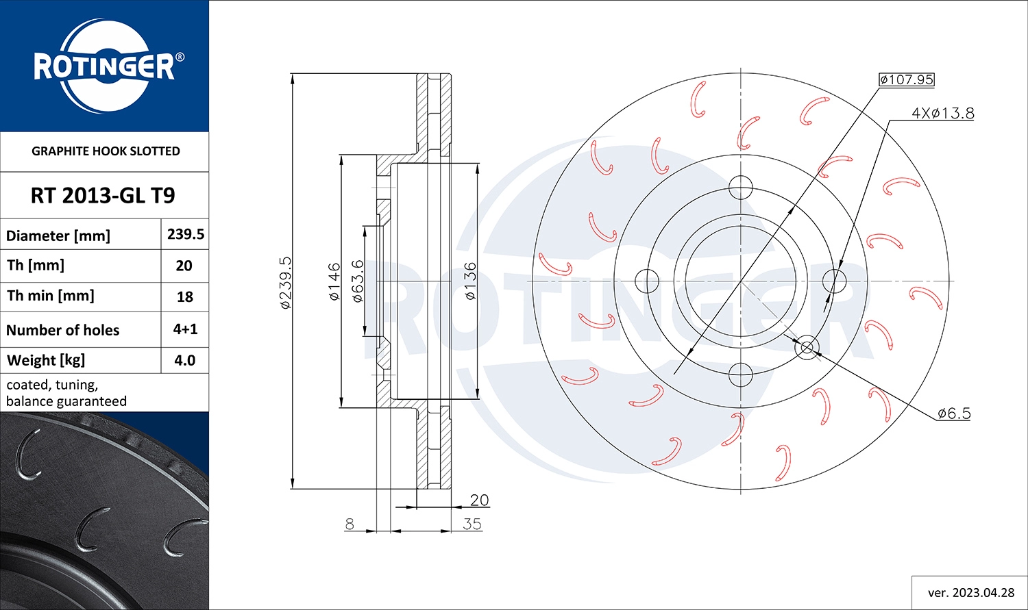 Brake Disc (RT 2013-GL T9)