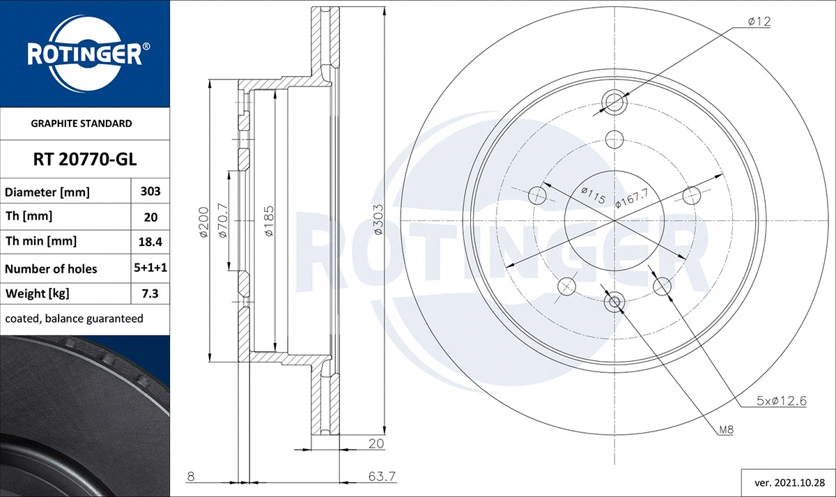 Brake Disc (RT 20770-GL)