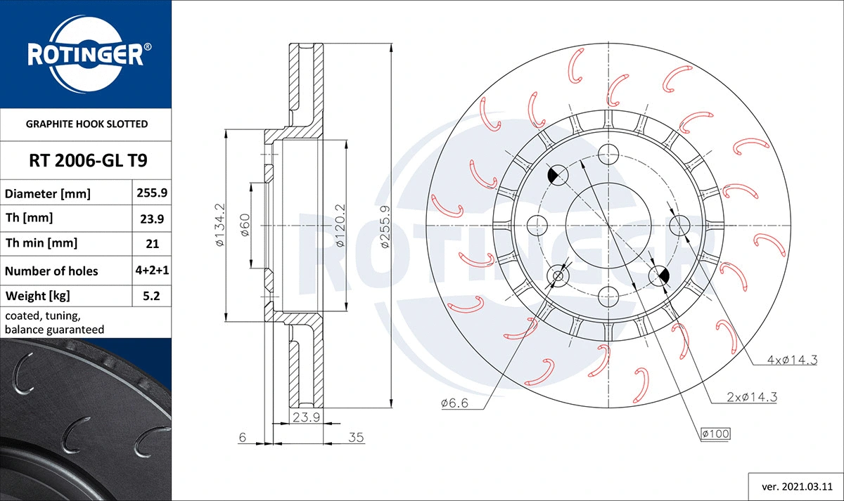 Brake Disc (RT 2006-GL T9)