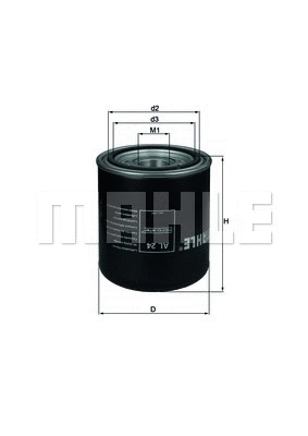 Air Dryer Cartridge, compressed-air system (AL 24)
